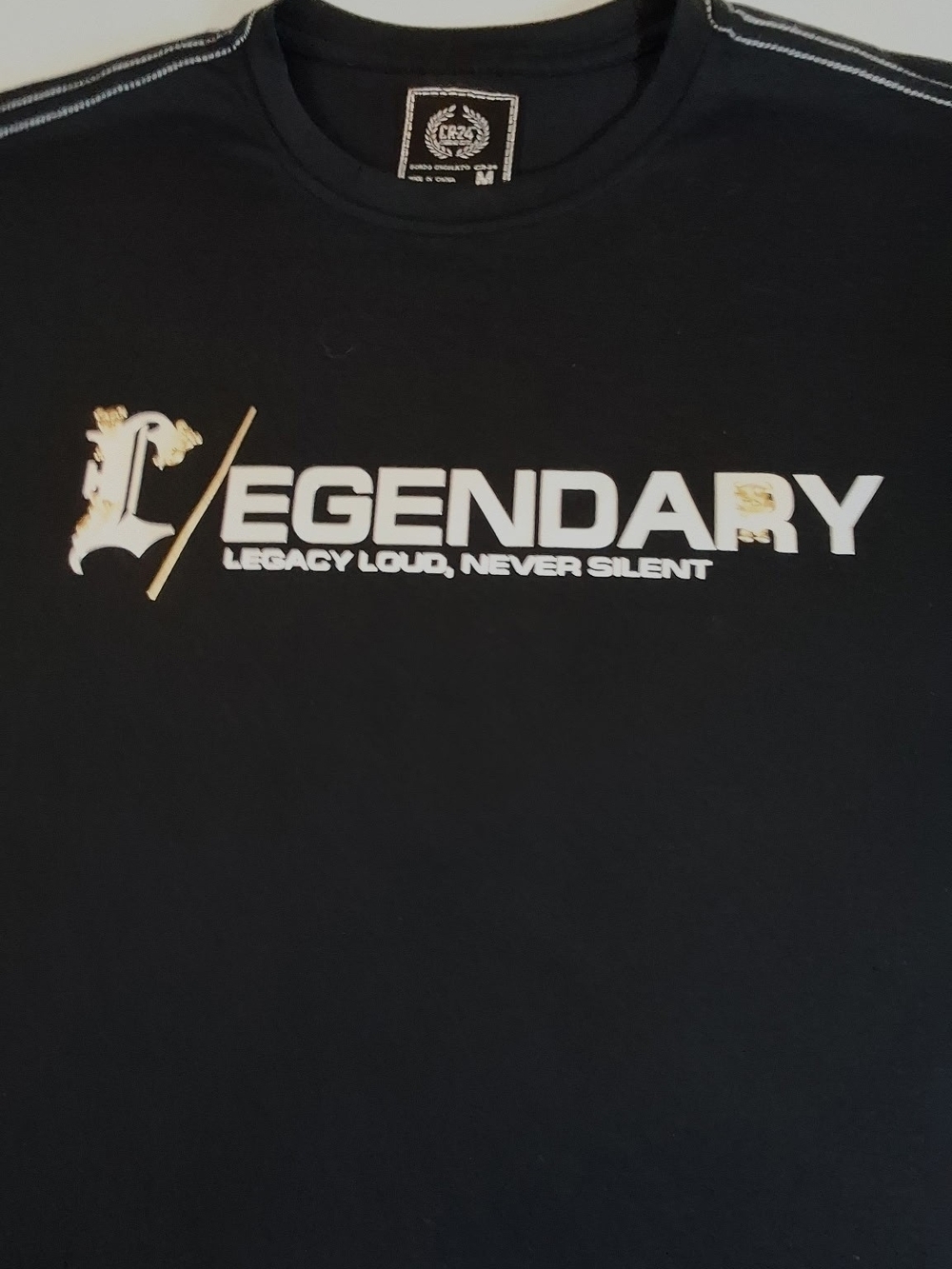 CR - 24 Legend Men's Black Short-Sleeve Graphic Tee - Picture 4 of 9
